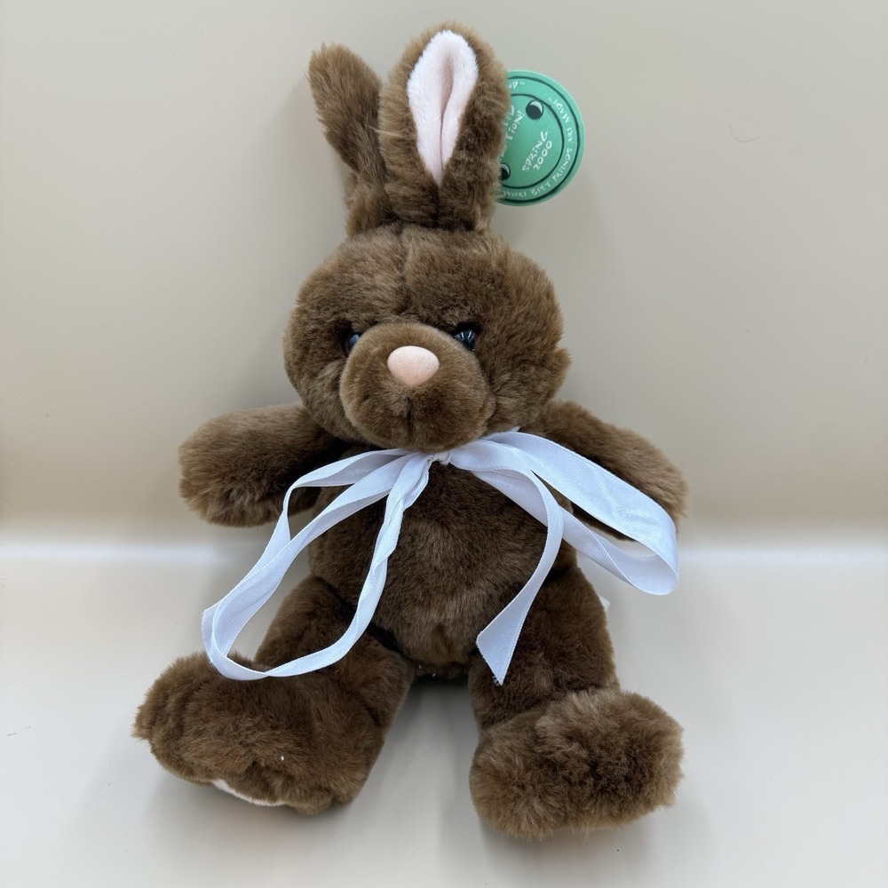 Build-A-Bear Brown Chocolate Rabbit Plush Limited Edition Spring 2000 Easter NWT